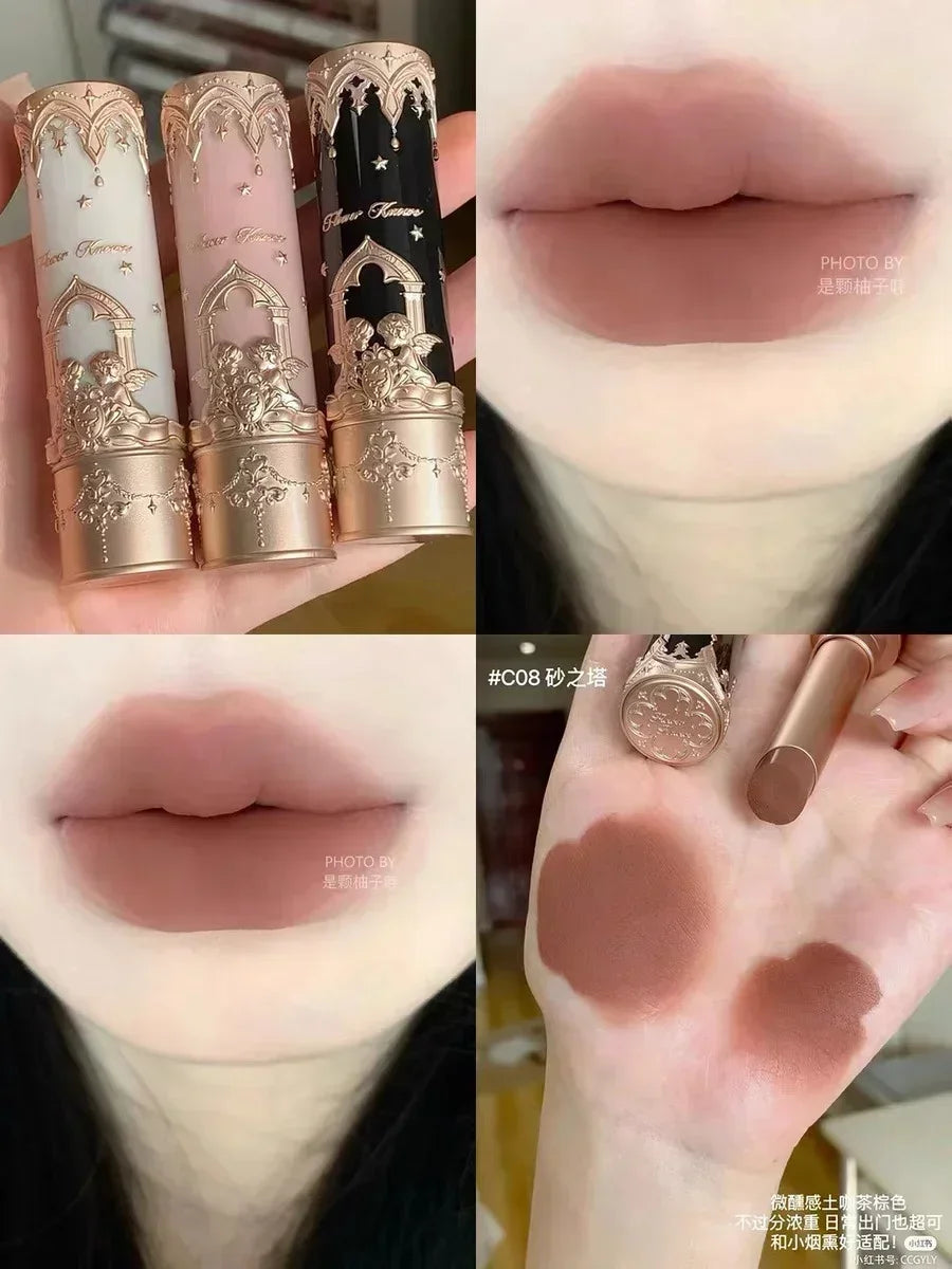Velvet Matte Lip Mud Stick Hydrating Formula — Blush Pink | KIMLUD