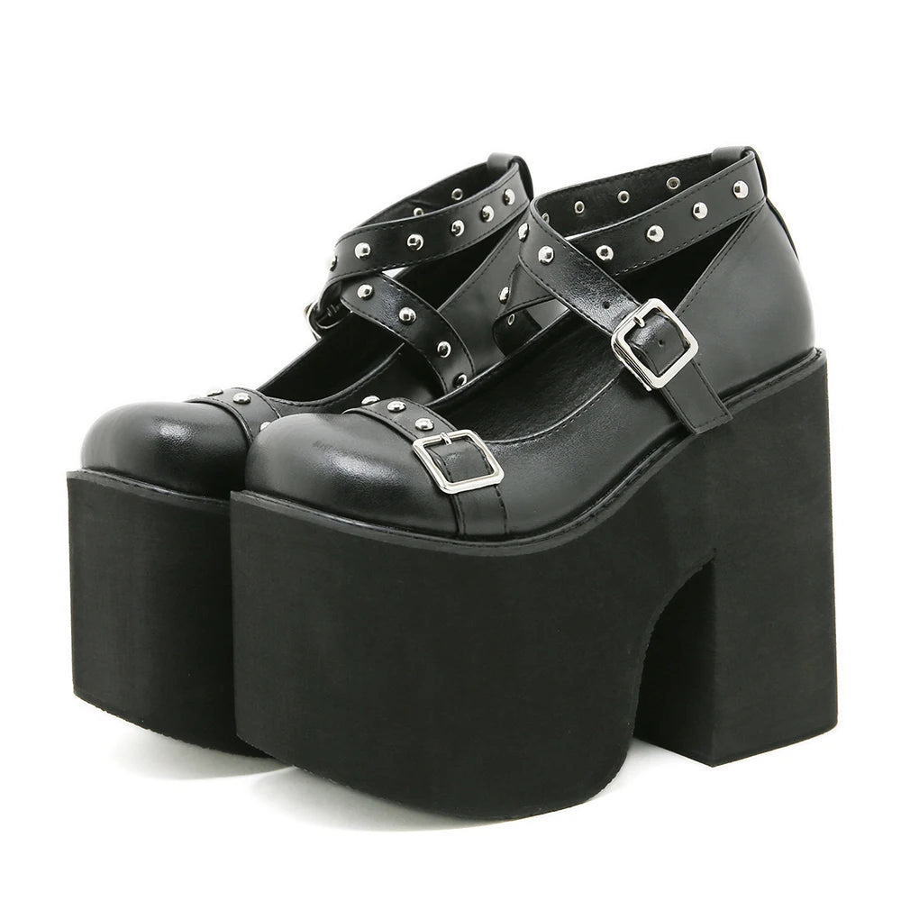 Belt – Rivet Buckle – Silhouette Belt – Black | KIMLUD