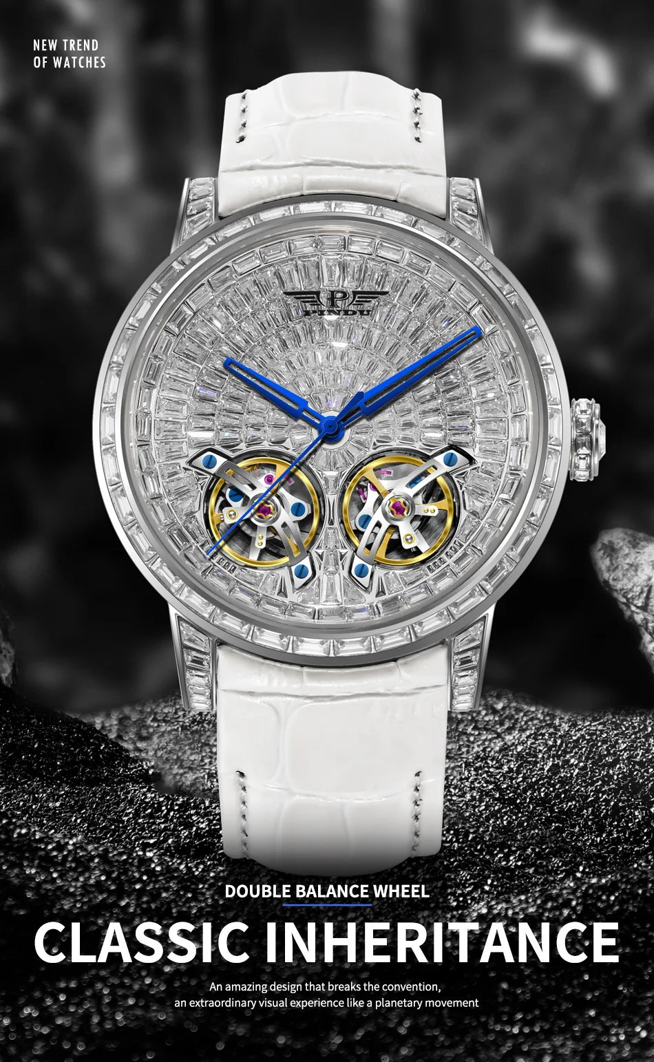 Mechanical Watch – Stainless Steel – Round Dial | KIMLUD