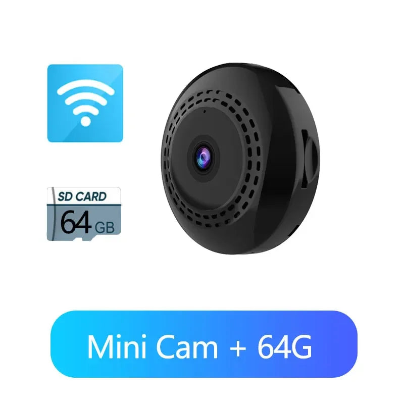 1080P WiFi  Mini Wireless Camera Indoor Tiny Camera Without Light Motion Detection Ultra Small Home Surveillance Battery Camera