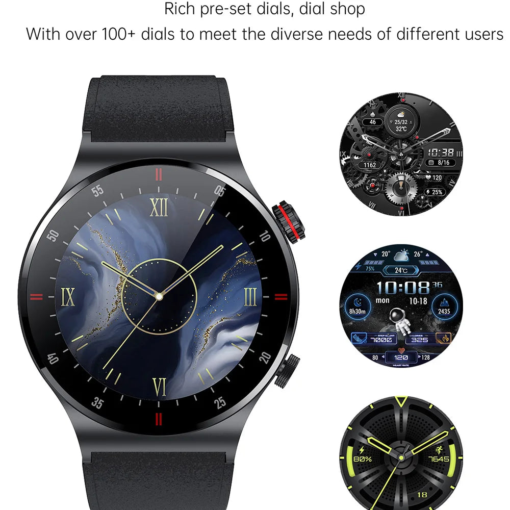 Luxury Smart Watches Men NFC BT Call Fitness Waterproof Sports Wrist Intelligent Smartwatches for Women Kids Xiaomi Huawei 2025