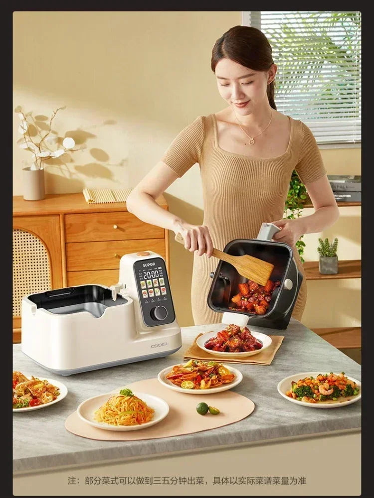 Automatic Cooking Machine Home Stir-fry Robot Multi-function All-in-one Large-capacity Intelligent  mutfak robotları new