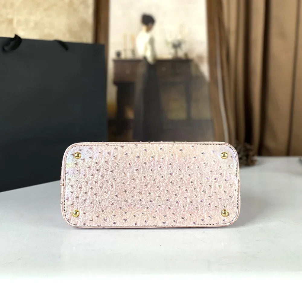 PU Crossbody Bag Laser Light Finish — Black | KIMLUD