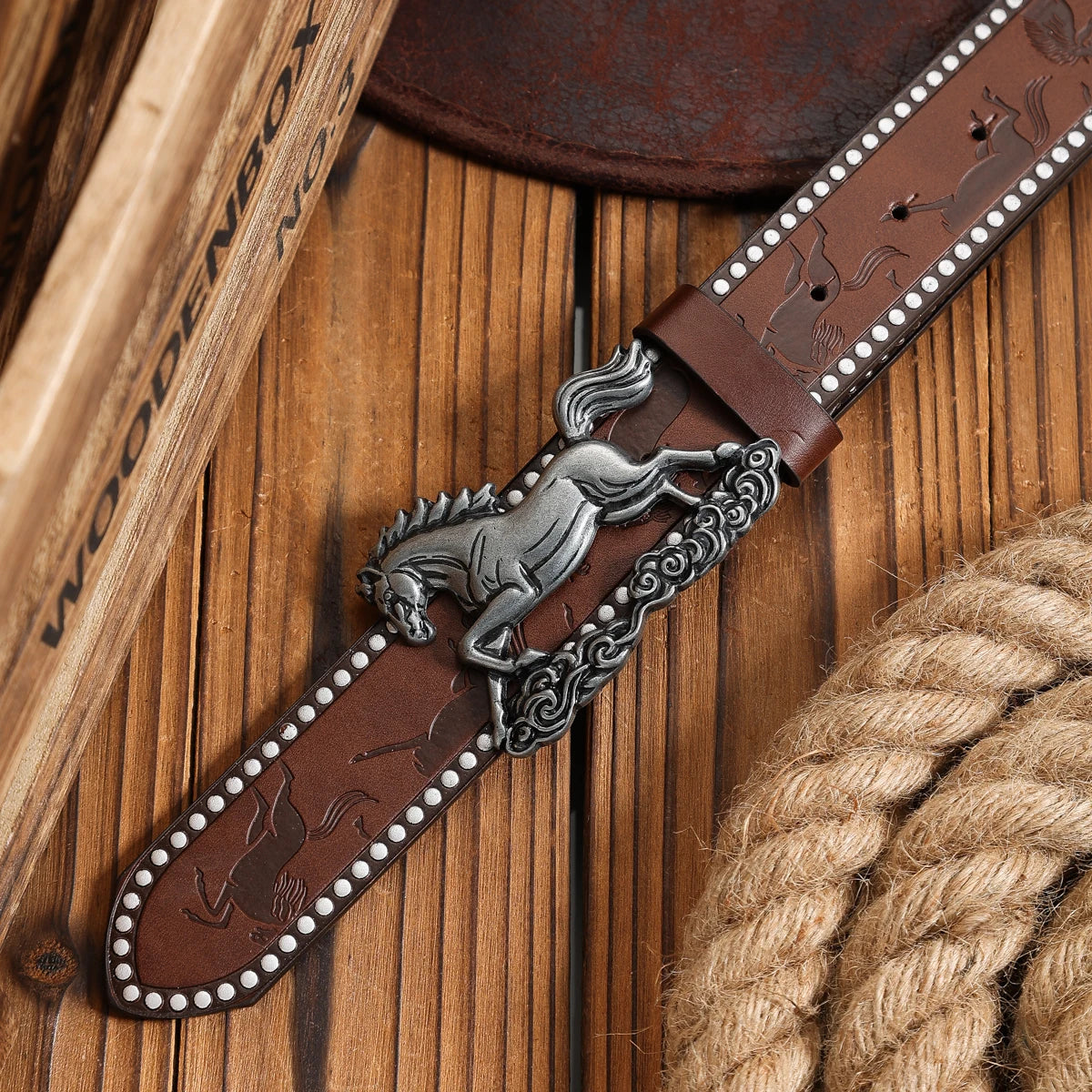 Belt – Unisex PU – Western Denim Retro Style For Daily Casual | KIMLUD