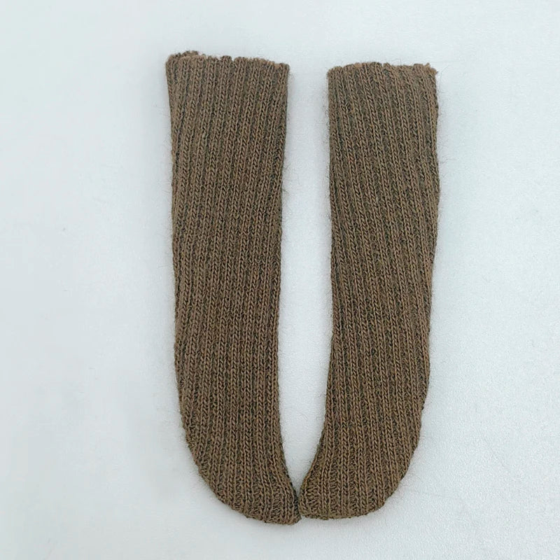 Cloth Socks For Blythe Doll Long Stockings — Black | KIMLUD