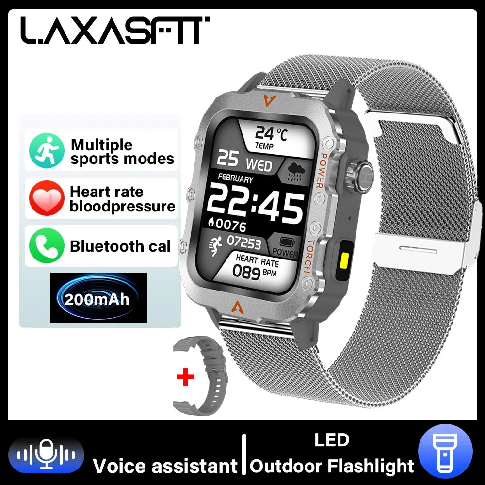Original Men Smart Watch Bluetooth Call Fitness Clock 3ATM IP68 Swim Waterproof Sports Smartwatch for Women Xiaomi Android 2025