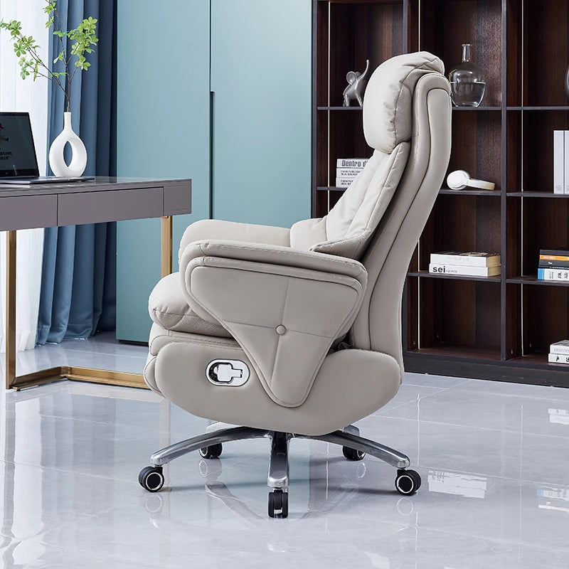 Executive Chair – Adjustable Height – Artificial Leather – Unknown Color | KIMLUD