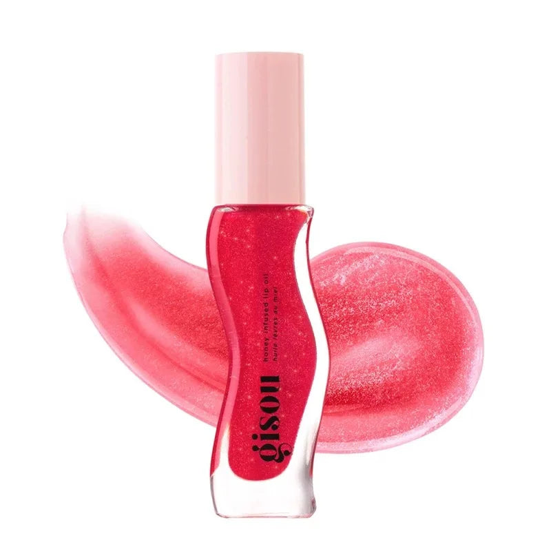 Translucent Lip Oil Gloss Hydrating Plumping Serum For Glassy Shine And Nourishing Moisture — Transparent | KIMLUD