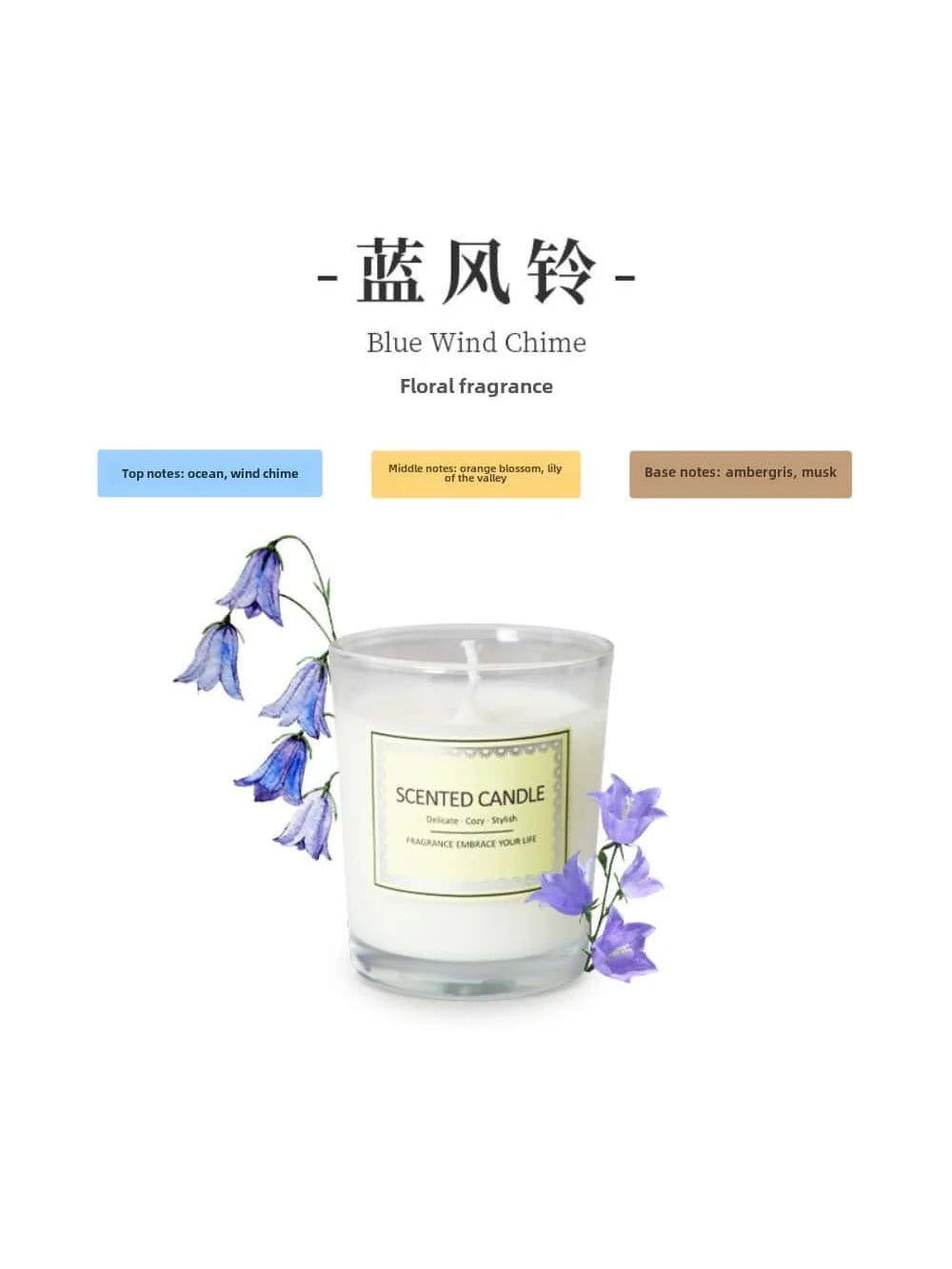 KIMLUD, Candle Fragrance Atmosphere Companion Gift Hotel Clubhouse Smoke free Aromatherapy Candles, KIMLUD Womens Clothes