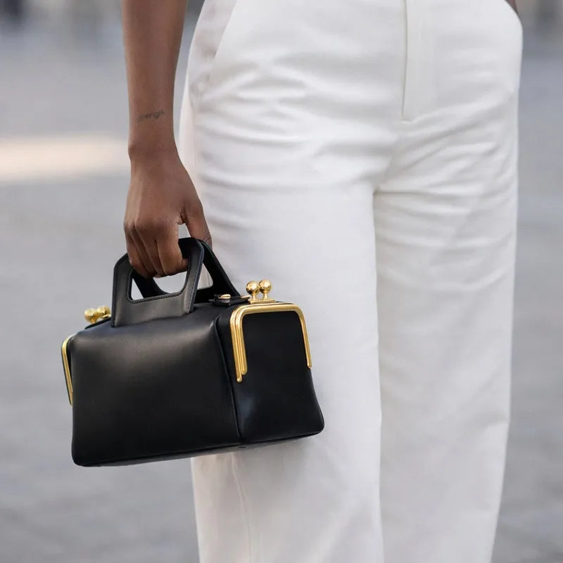 2026 New Fashion Designer Women's Two Clip Pillow Handbags Luxury High End Party Versatile Shoulder Bag Elegant TrendyTote Bag