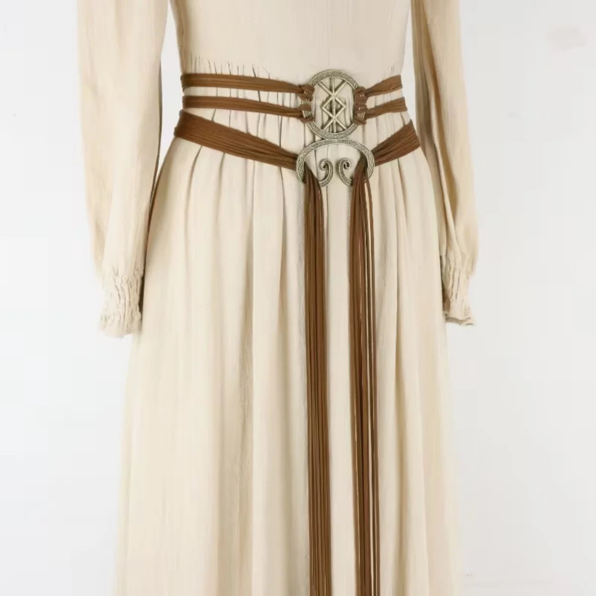 Belt – Nordic Witch Style Knotted Rope Waist Belt – PU | KIMLUD