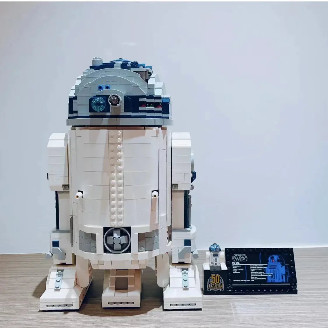 IN STOCK 50079 NEW FIT R2D2 R2-D2 Robot Star Space Union Model Building Block Bricks Boy Birthday Christmas Gift Toy Kid