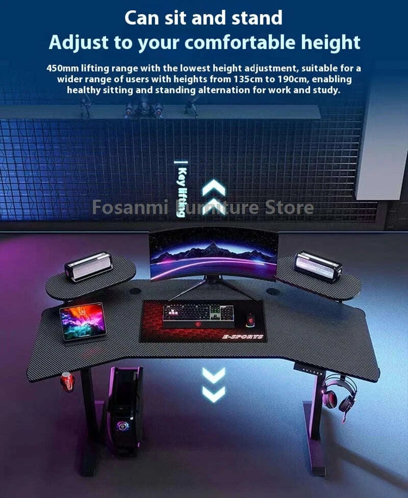 ergonomic-motorized-computer-table-height-adjustable-electric-sit-stand-black-gaming-desks-gamer-standing-desk-for-home-officekimludkimlud-35572398