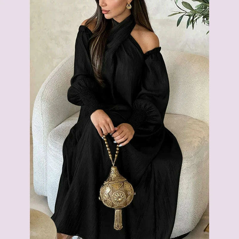 modigirl-american-retro-halter-neck-loose-dress-cold-shoulder-puff-sleeves-h-line-maxi-dress-2025-new-elegant-evening-dresseskimlud-womens-fashion-34599714