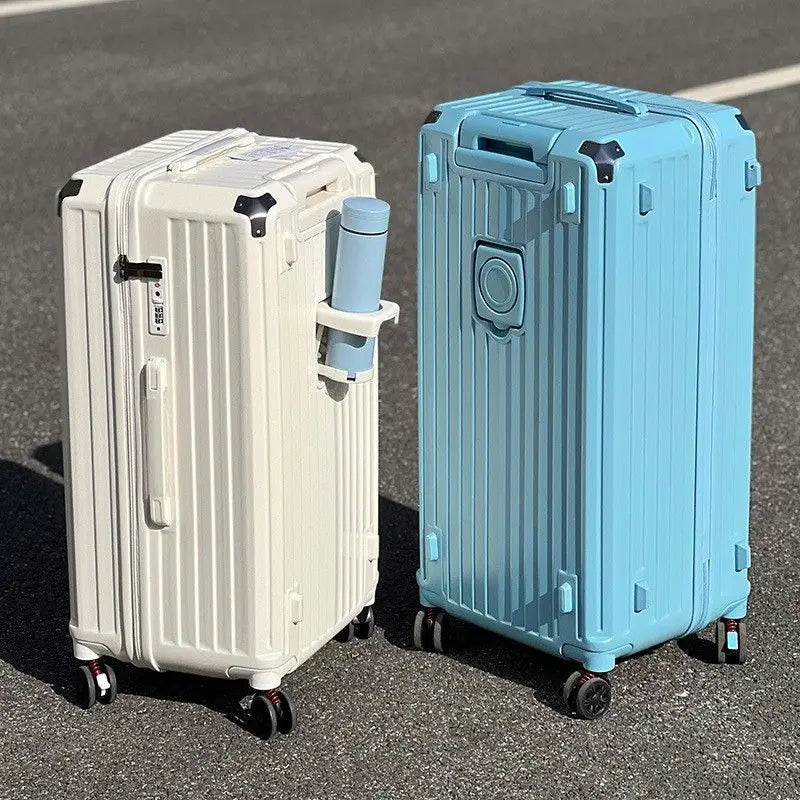 Thickened large capacity luggage compartment, 20 inch boarding case, 24 inch anti drop suitcase, password box, travel luggage