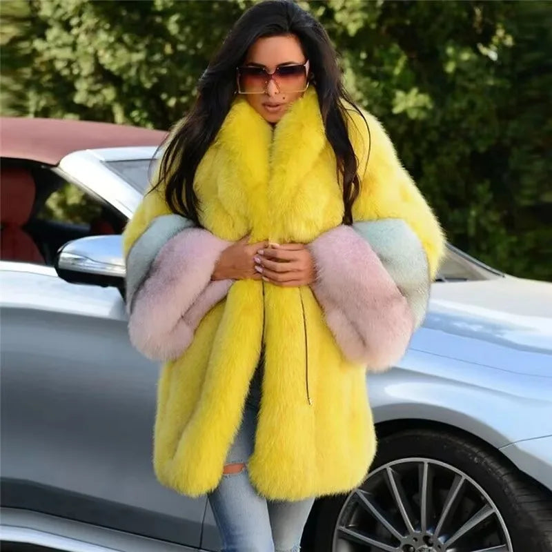 Mink Fur Coat – Genuine Mink Fur – Full Pelt – Long Coat | KIMLUD