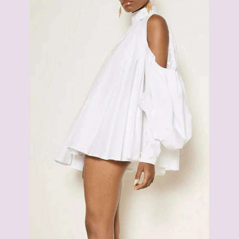 modigirl-2025-cotton-women-tops-and-blouses-summer-fall-high-neck-casual-oversize-puff-sleeves-buttoned-streetwear-shirts-femalekimlud-womens-fashion-34603149