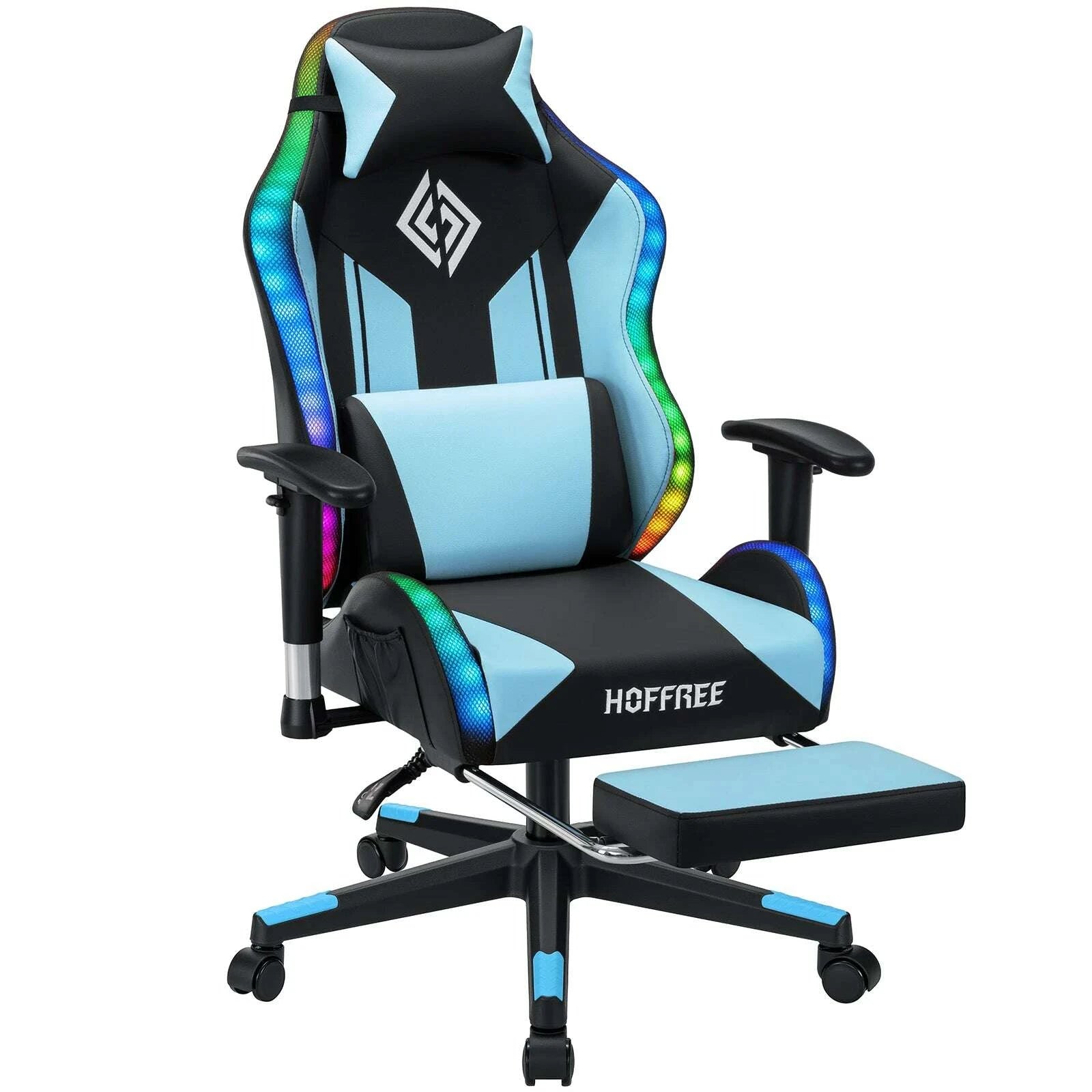 led-gaming-chair-for-children-8-15-years-adjustable-gamer-chair-with-led-lighting-footrest-lumbar-support-ergonomic-pc-chaikimludkimlud-35574735