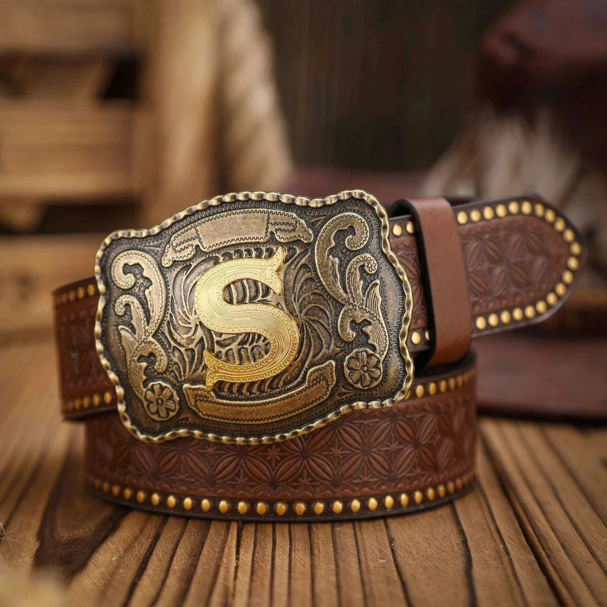 KIMLUD, A Western-style PU leather belt for both men and women, a classic and casual retro belt, KIMLUD Womens Clothes