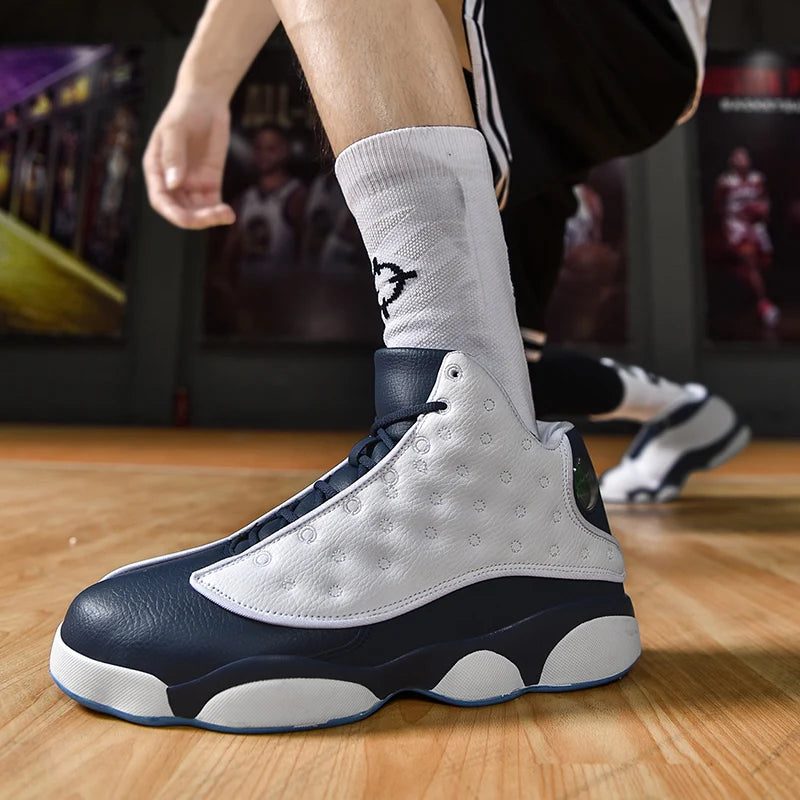 Men's Shoes Autumn 2025 New Basketball Mid-Top Casual Sports Trendy Shoes Youth Sneakers Sports Shoes Thick-Soled Casual Shoes