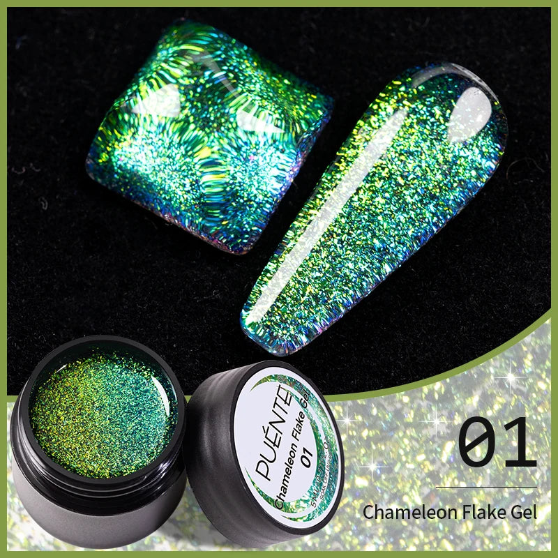 Reflective Glitter Gel Nail Polish Multidimensional Holographic Sparkle, UV-Curable Finish — Pink Lilac | KIMLUD