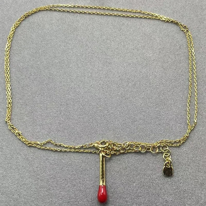 2025 Summer New Bestseller Shiny and Beautiful Blue Crystal Necklace, Women's Jewelry Gift