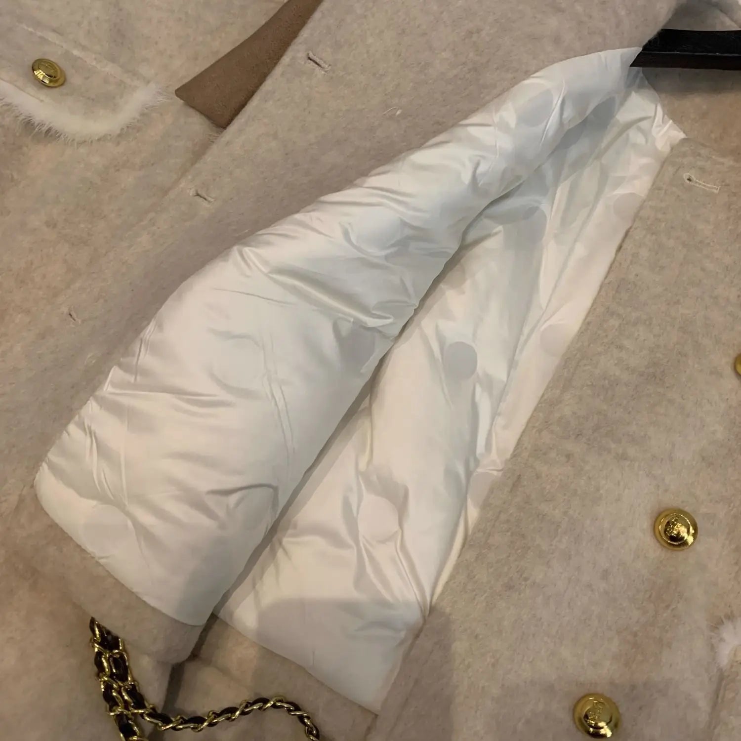 2025 Winter Thickened Korean Drama Luxury Main Character Clothing Set Small Fragrance Style Half-length Skirt Woolen Two-piec...