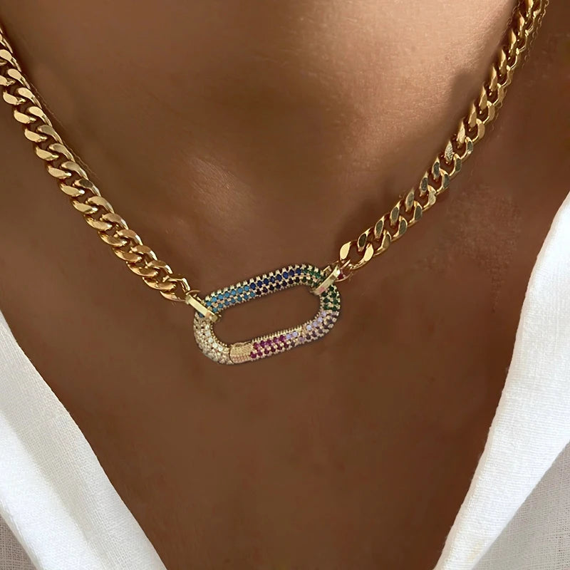 Handmade Lucite Beaded Pearl Choker Necklace — Blue | KIMLUD