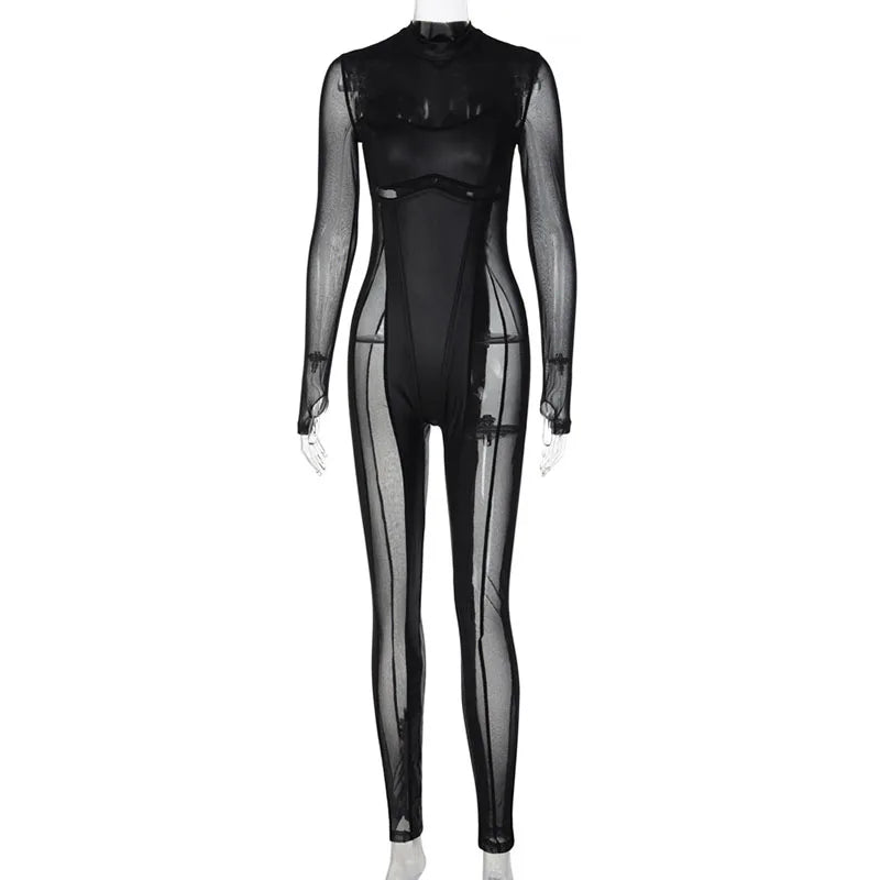 Jumpsuit – Cat Woman Cosplay – Polyester – Black | KIMLUD