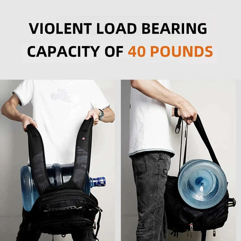 KIMLUD, Waterproof Men's Backpack 17/20 Inch Laptop Backpacks School Travel Bag Swiss-style Large Capacity Business bagpack Male Mochila, KIMLUD Womens Clothes