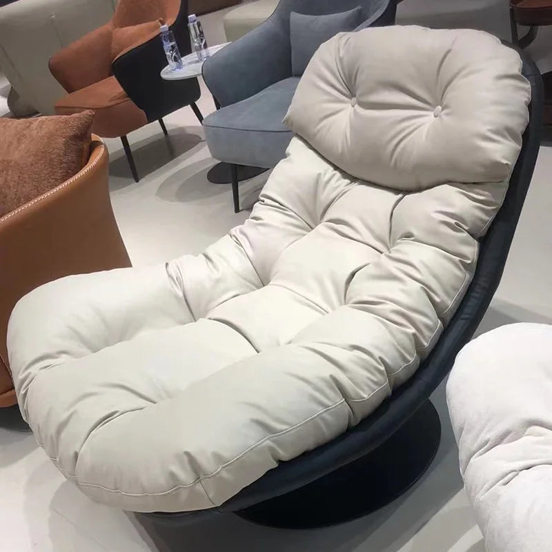 KIMLUD, Minimalist Luxury Sofa Lounge Chair Italian Living Room Balcony Single Seat Leisure Study Reading Chair Swivel Chair Lazy Sofa, KIMLUD Womens Clothes