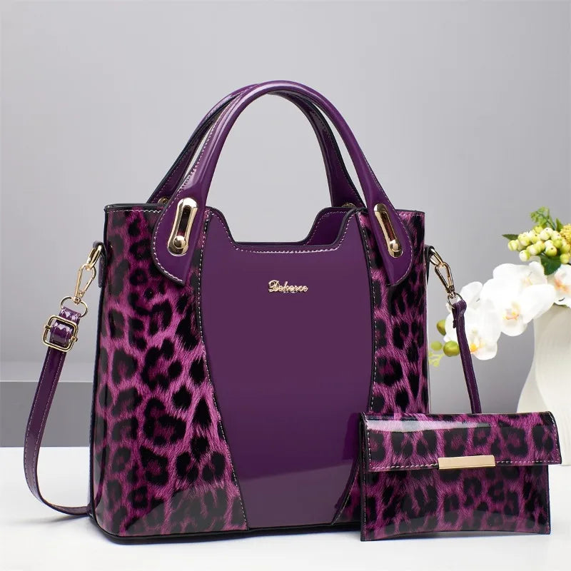 Crossbody Bag – Large Capacity – Patent Leather | KIMLUD