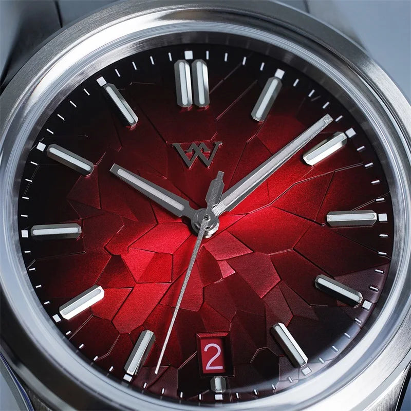 WM Watch Automatic Mechanical Watch NH35 Glacier Series 100M Water Resistant AR Coated Sapphire Welly Merck Watches For Man 226M