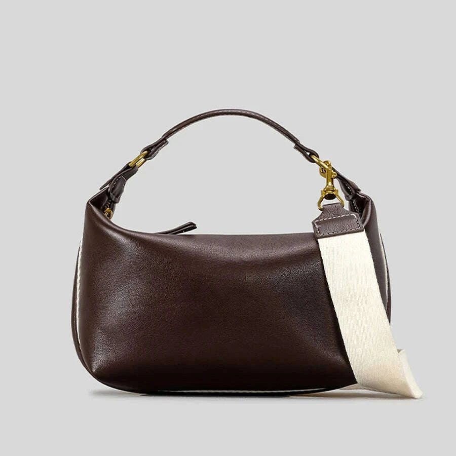 KIMLUD, Vintage Box Women Handbags Luxury Designer Women Shoulder Bags Wide Strap Crossbody Bag Trend Small Female Purses 2025, KIMLUD Womens Clothes