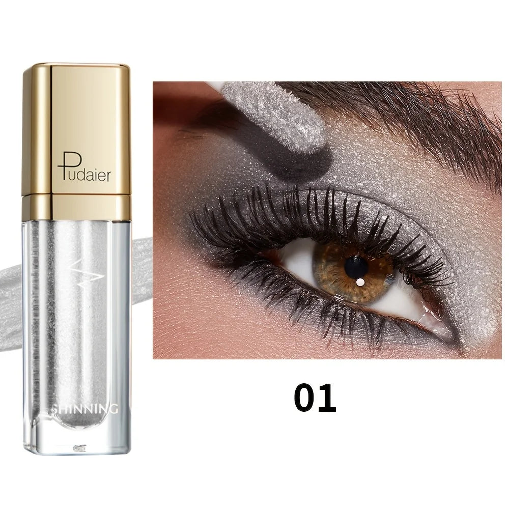 Opulent Diamond-Glow Pearlescent Eyeshadow That Lasts Long, Resists Smudging, And Is Simple to Apply.Ideal for Celebrations.