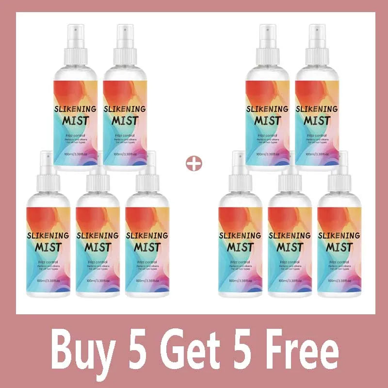 Silk Therapy Hair Spray Silkening Thermal Shield For Curly Texture — Clear | KIMLUD