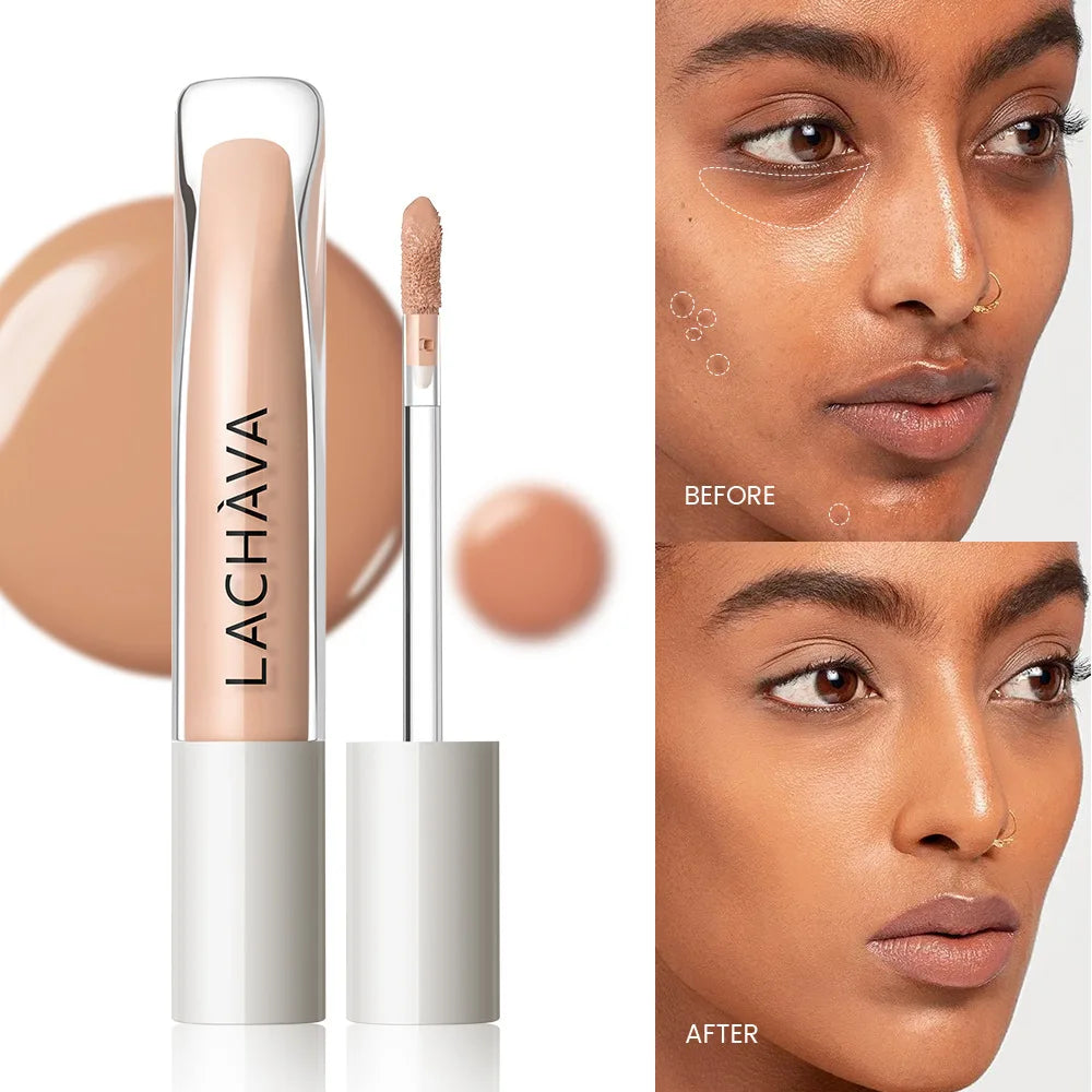 Matte Liquid Concealer High Coverage Waterproof Oil-Control Brighten Under-Eyes — Light Buff | KIMLUD