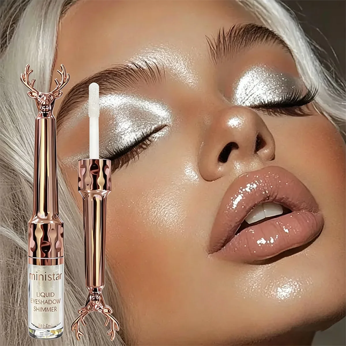 Liquid Eyeshadow Eye Shadow Pigment-Loaded Waterproof — Pearl | KIMLUD