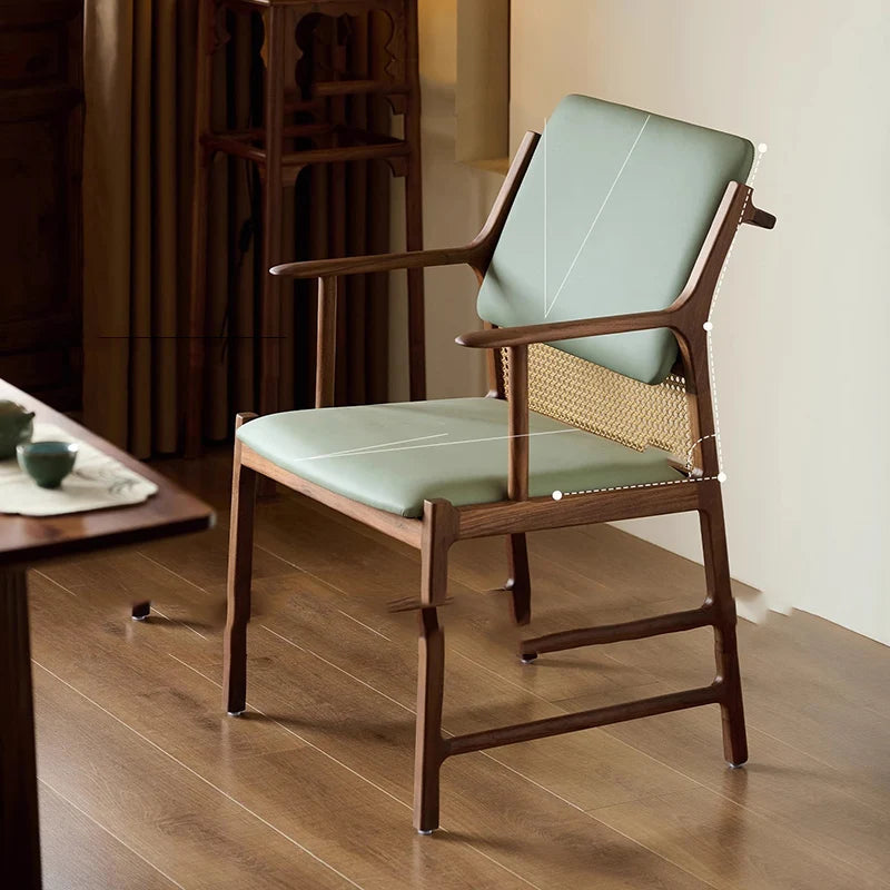 Chinese Style Dining Chairs Replica — Black | KIMLUD