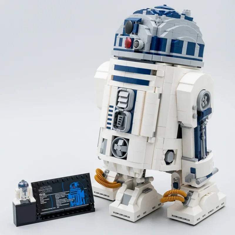 IN STOCK 50079 NEW FIT R2D2 R2-D2 Robot Star Space Union Model Building Block Bricks Boy Birthday Christmas Gift Toy Kid