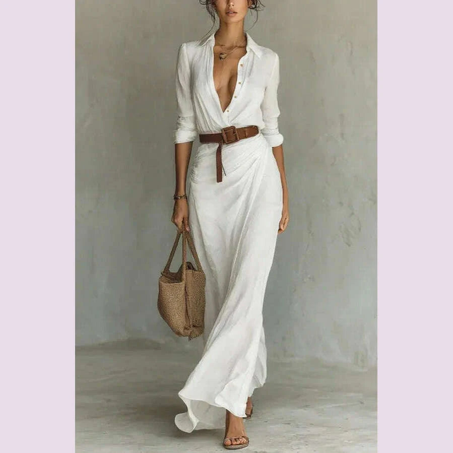 new-autumn-fashion-sexy-long-sleeve-v-neck-single-breasted-pleated-solid-color-loose-fit-ankle-length-dress-with-belt4-colorskimlud-womens-fashion-34621211