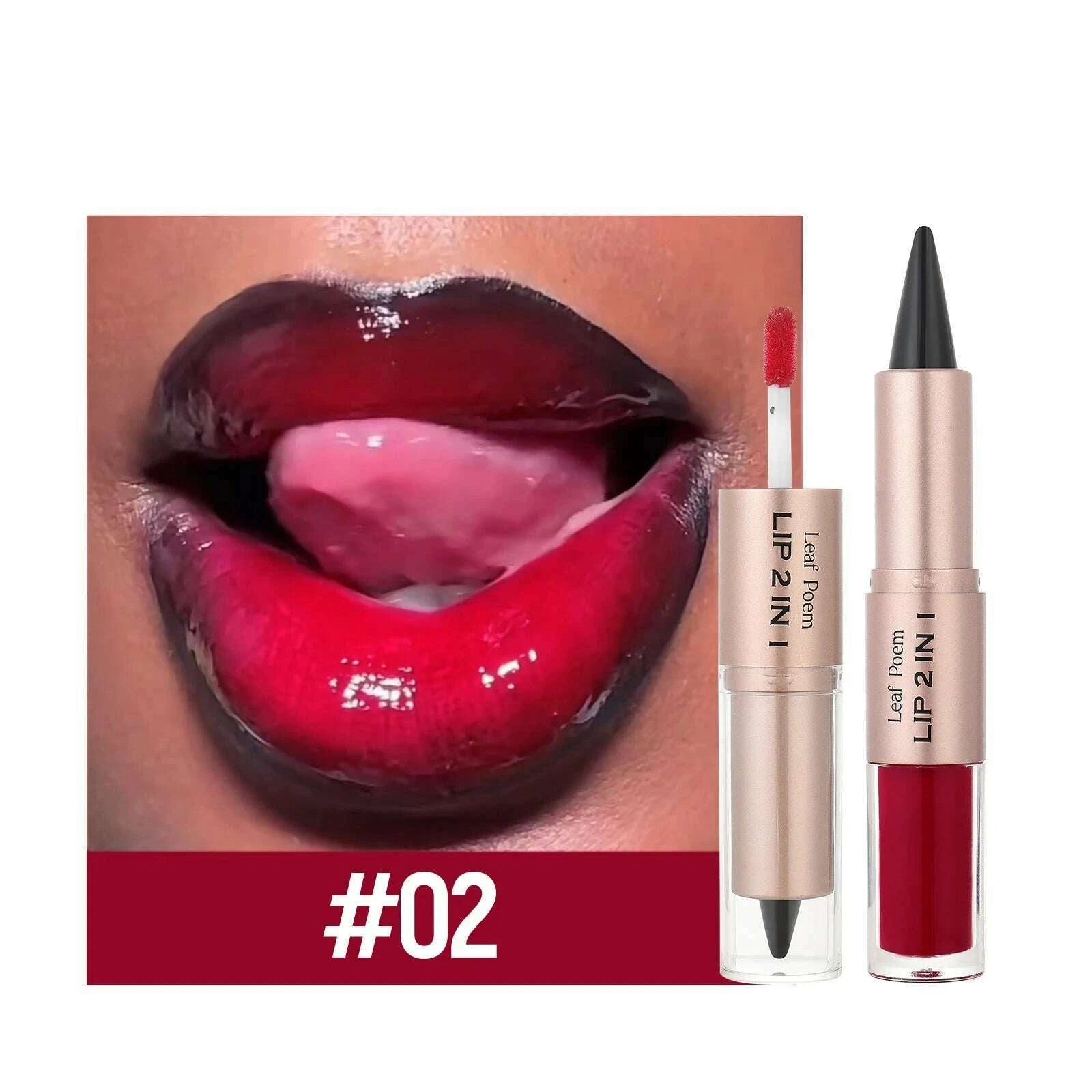 black-brown-tapered-lip-liner-contour-pencil-double-head-mirror-plumping-lip-glaze-crystal-lip-gloss-sexy-red-lips-tint-makeup-kimlud-kimlud-33921232