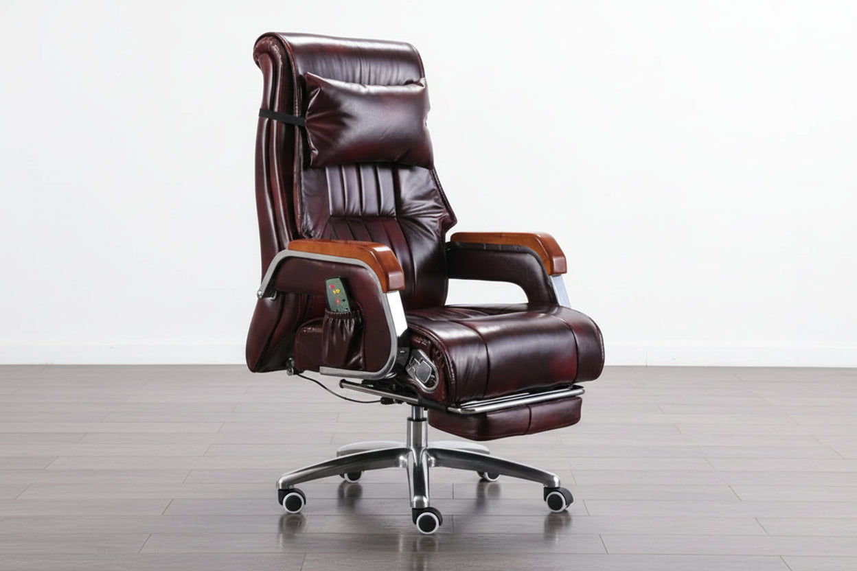 Office Chair – Massage Reclining High Back – Metal – N/A | KIMLUD