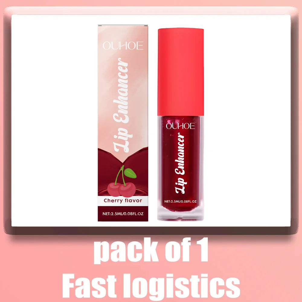 Hyaluronic Lip Plumping Serum Silk Finish — Cherry Red | KIMLUD