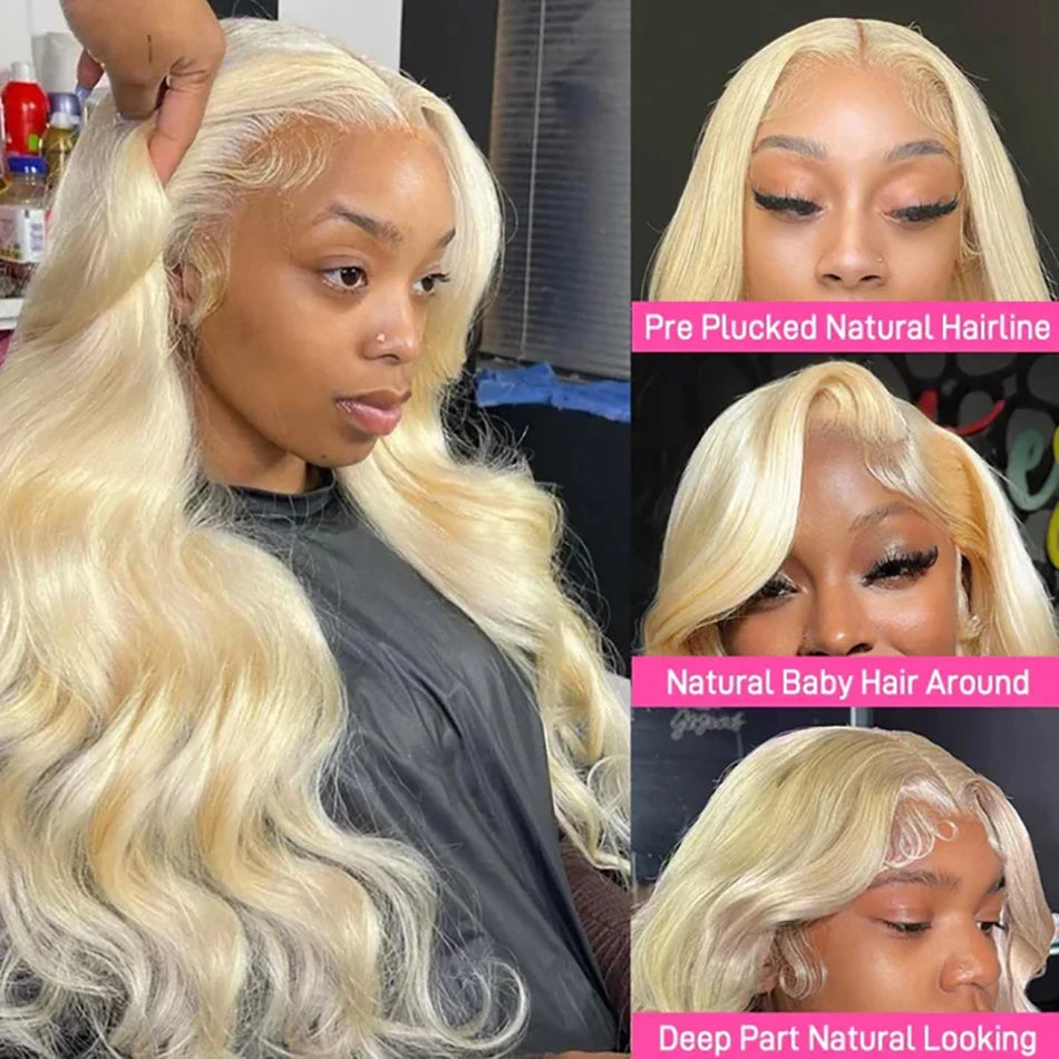Lace Front Wig Body Wave Brazilian 13x6 HD Lace Frontal — Honey Blonde | KIMLUD