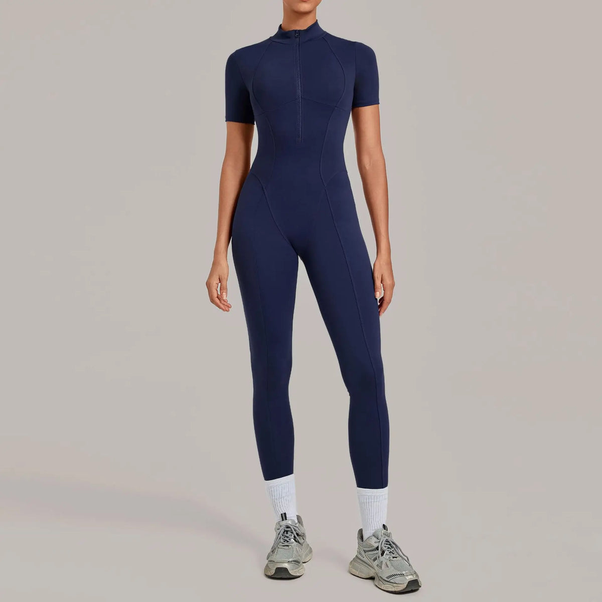 One Piece Jumpsuit – Triangle Back – Nylon Elastane – Sleeveless | KIMLUD