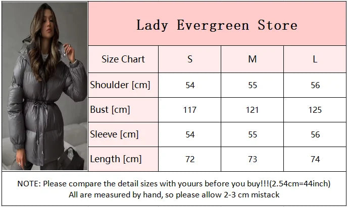 Women Solid Thicken Cotton Jackets Casual Stand Collar Zipper Long Sleeves Lace Up Detachable Hat Coat Winter Lady Warm Outwear