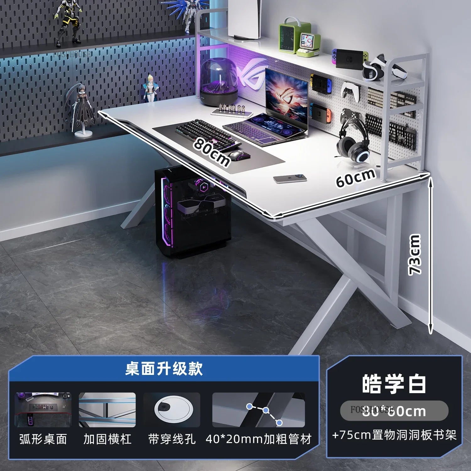 Modern Wooden Computer Desk L-Shaped — Black | KIMLUD