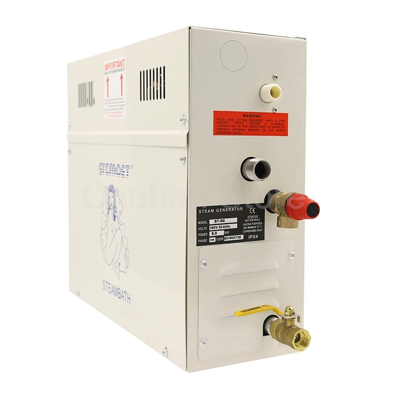 4.5/6/7/8/9KW Sauna Spa Steam Generator For Home Steam Shower with Digital Controller Sauna Room SPA Steam Bath Machine
