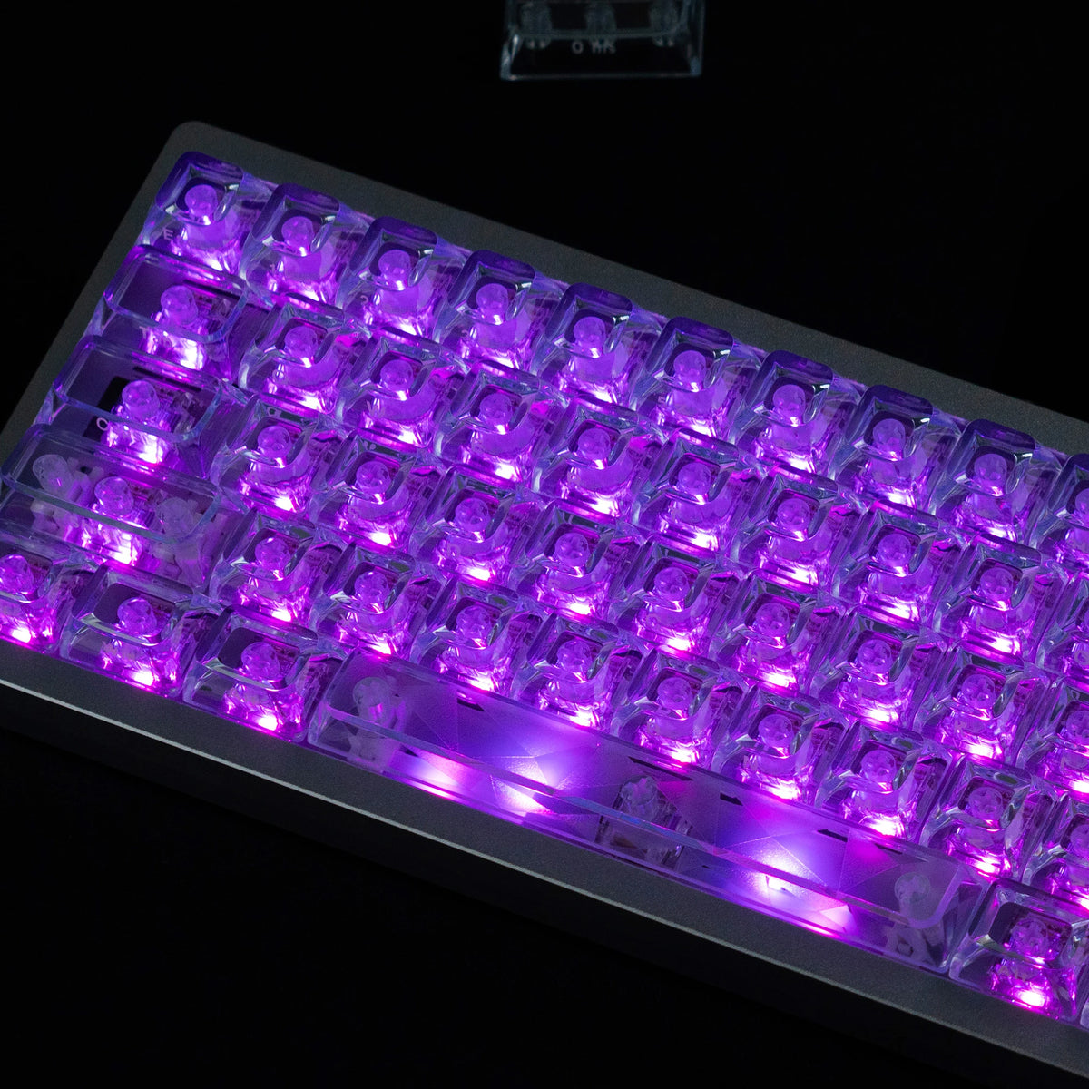 Keycap Set – Ice Cube – ASA Profile – Transparent | KIMLUD